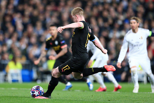 Igrači Manchester Citya igraju svi kako bi osvojili Ligu prvaka